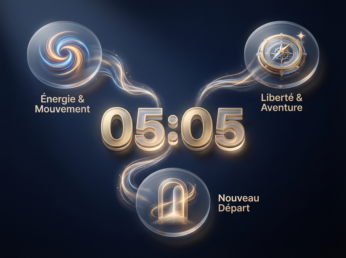 Infographie : 05h05 signification : message de liberté et de renouveau