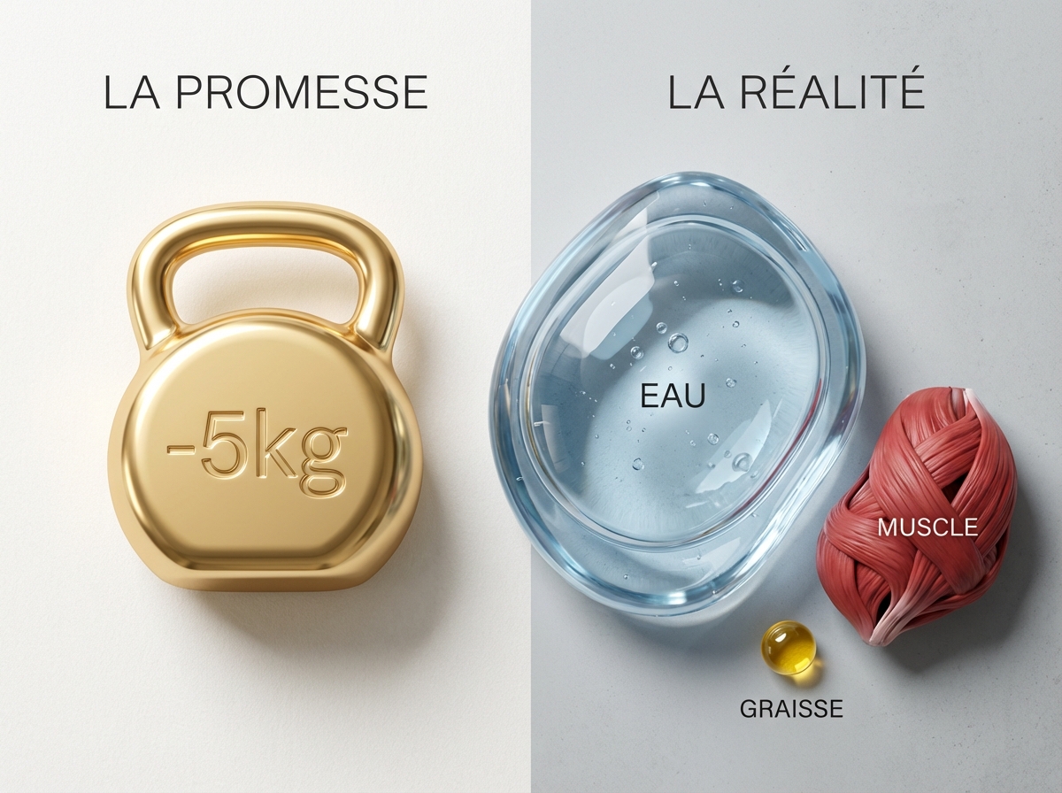 Infographie : Régime 5 kg en 1 semaine : menu, risques et conseils