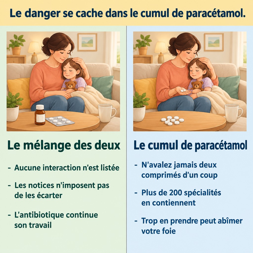 Le danger se cache dans le cumul de paracétamol.